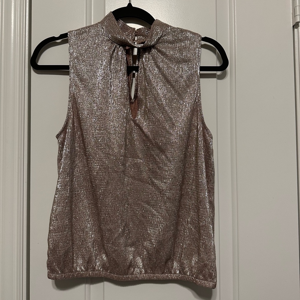 Express Sparkly Gold Top